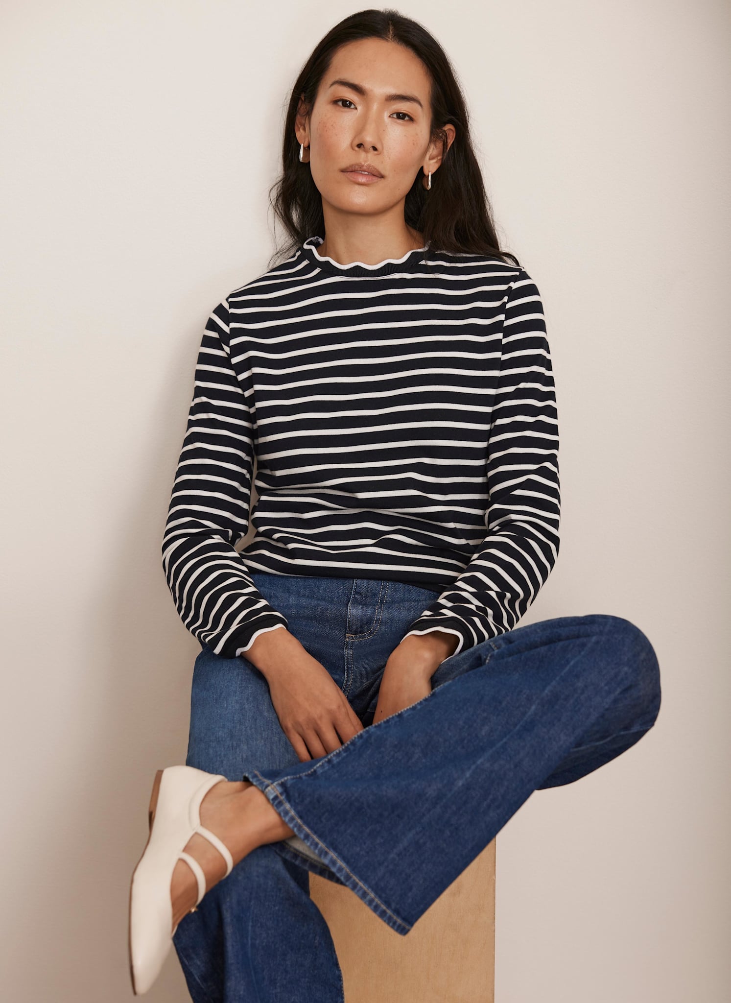 mint velvet striped top