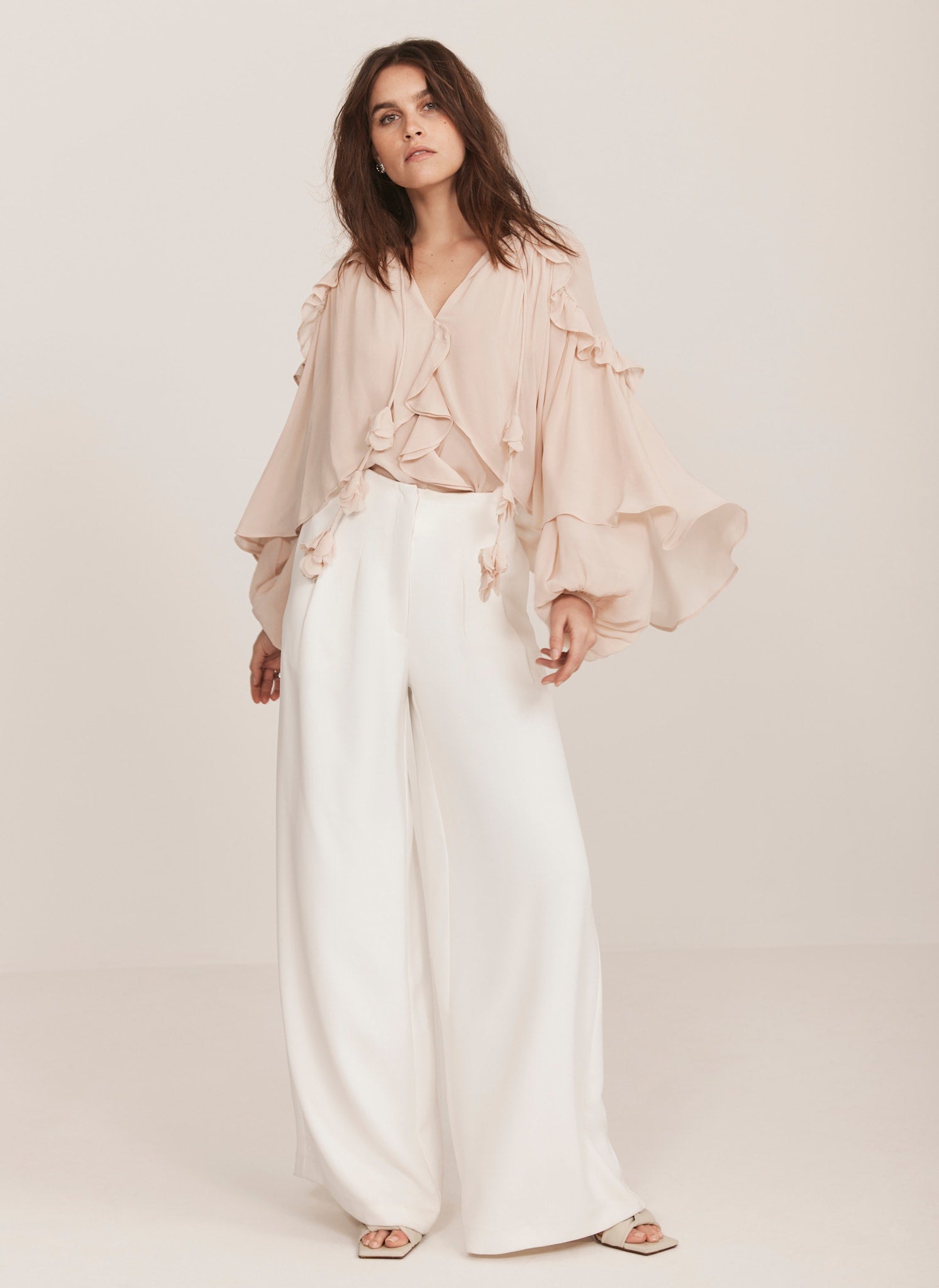 mint velvet pink blouse