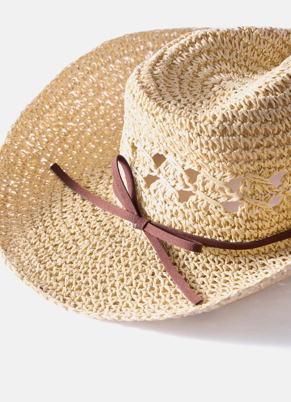 Neutral Straw Cowboy Hat