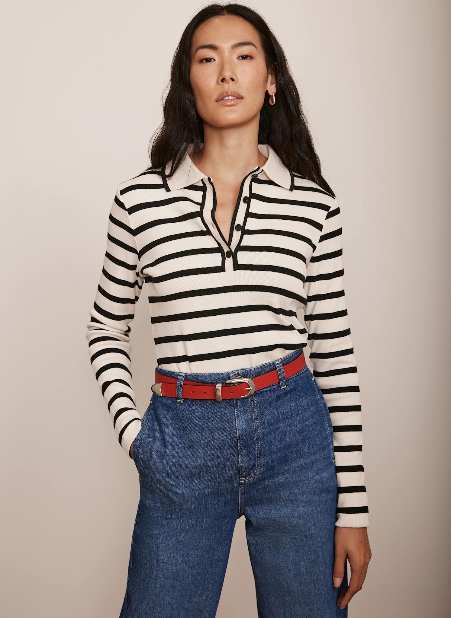 mint velvet striped top