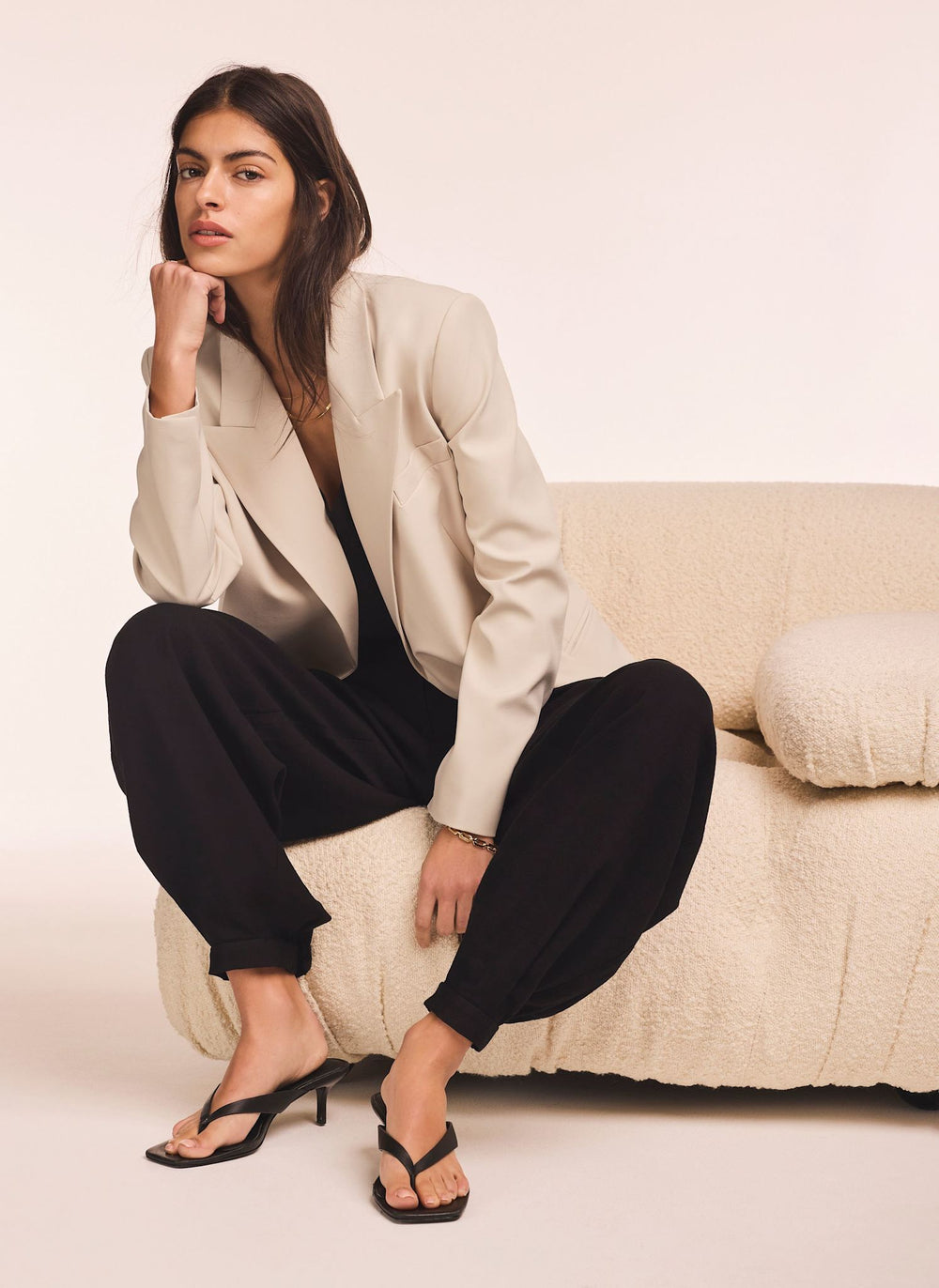 Neutral Longline Blazer