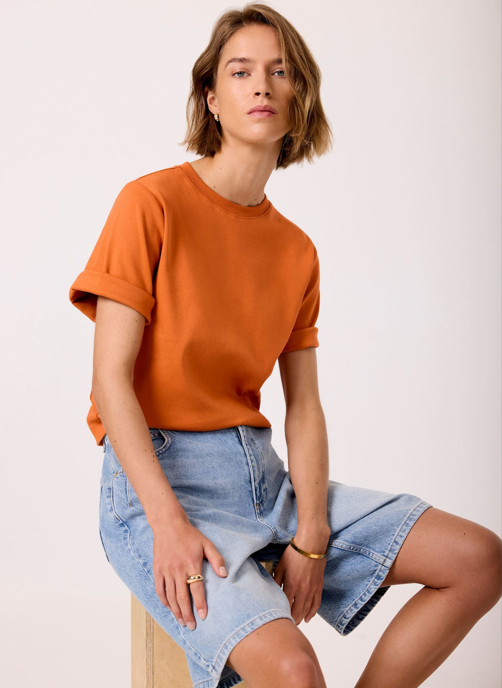 Orange Cotton Ultimate T-Shirt