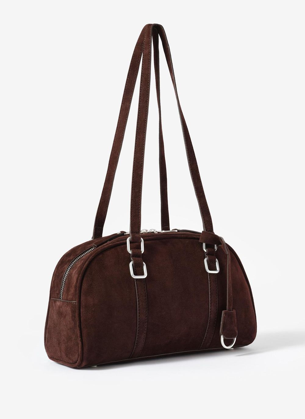 Otti Brown Suede Shoulder Bag