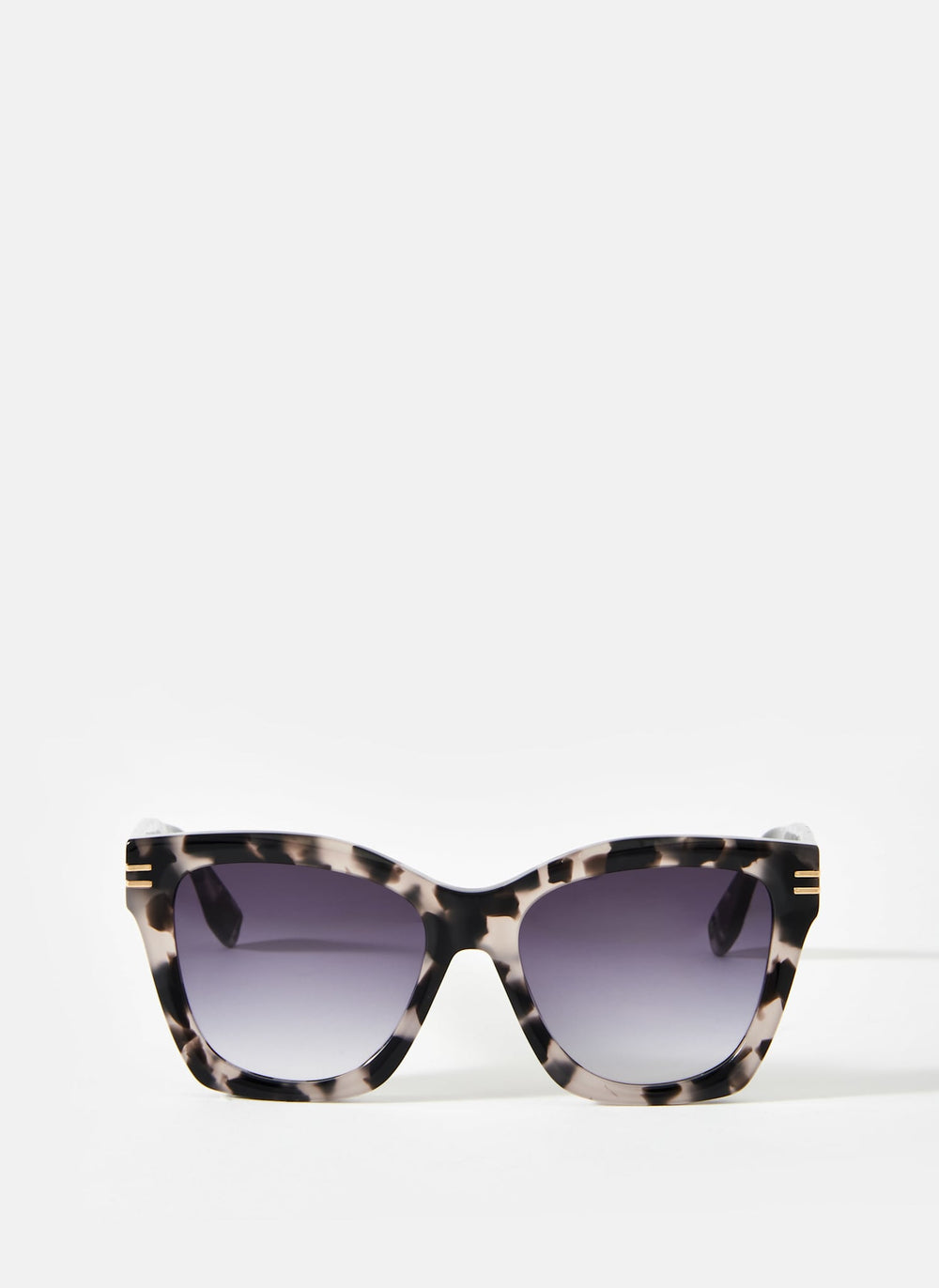 Grey Tortoiseshell Oversized Cat Eye Sunglasses