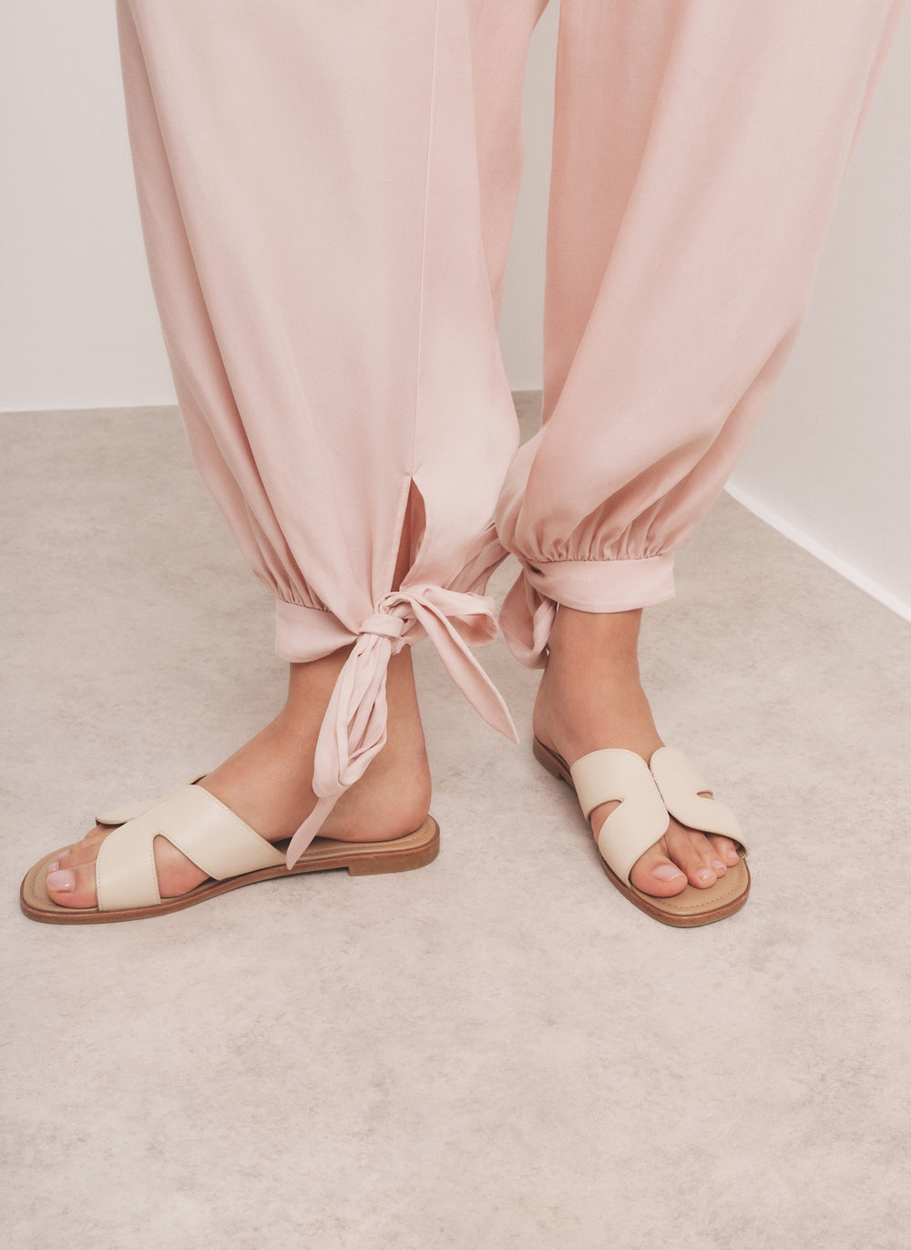Pink Soft Balloon Trousers