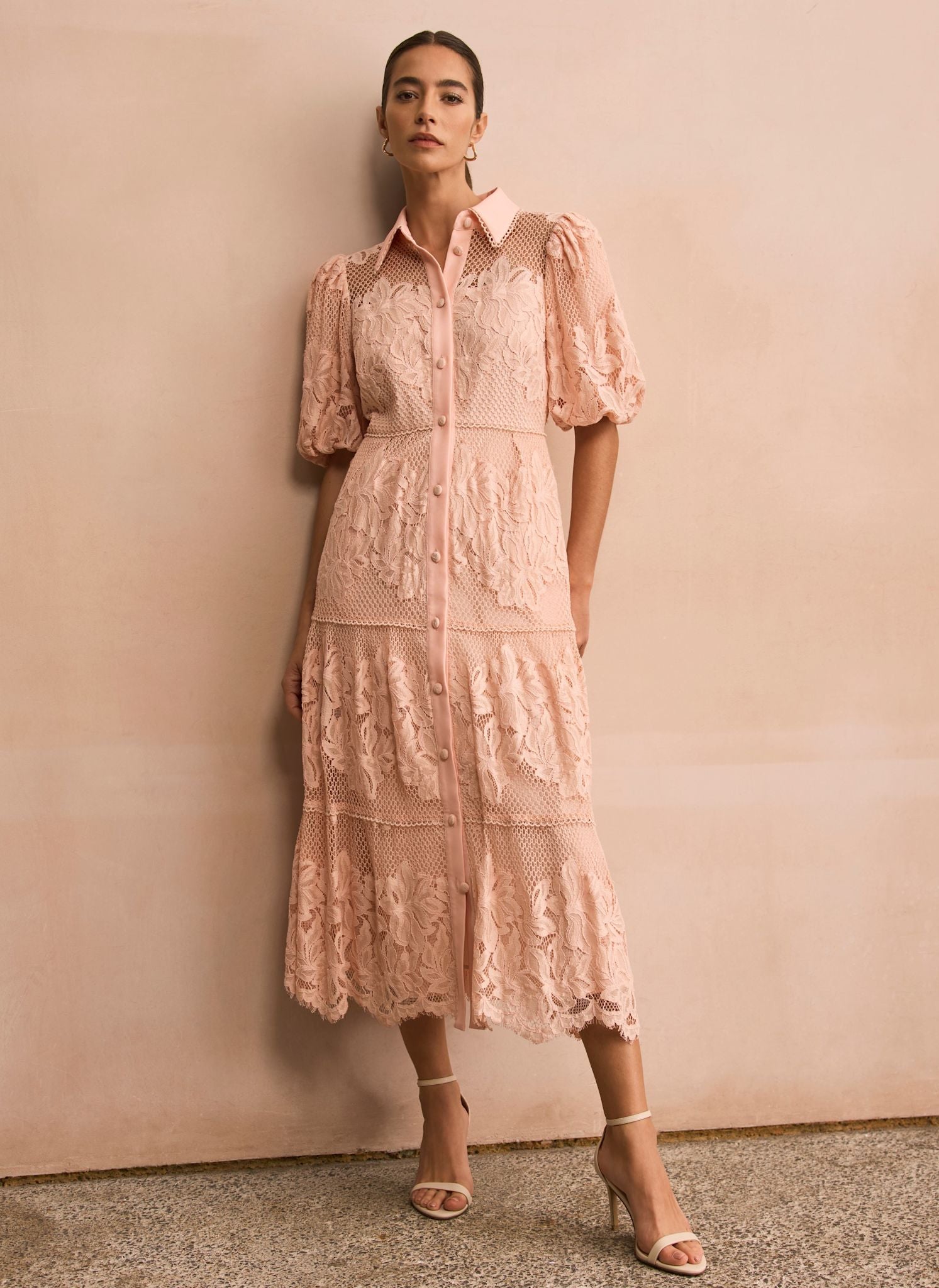 chinese dress ladies Amazon.com: ChenTaiBB Vintage Lace Dress for Women main image 0