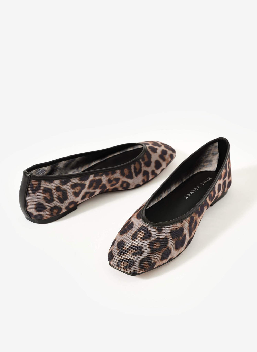 Piper Leopard Print Mesh Ballet Flat