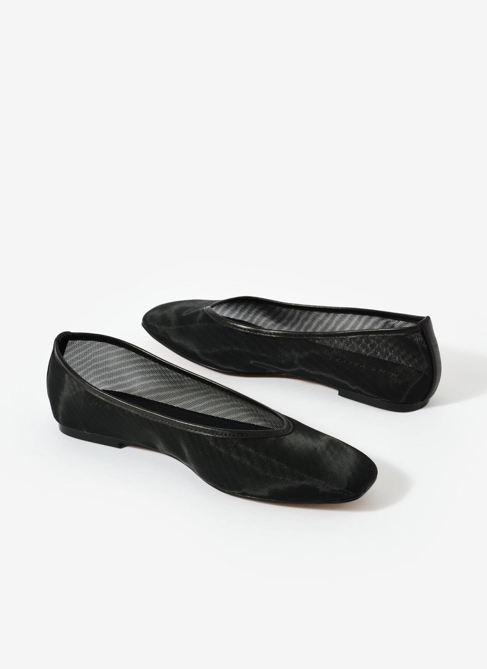 Piper Black Mesh Ballet Flat