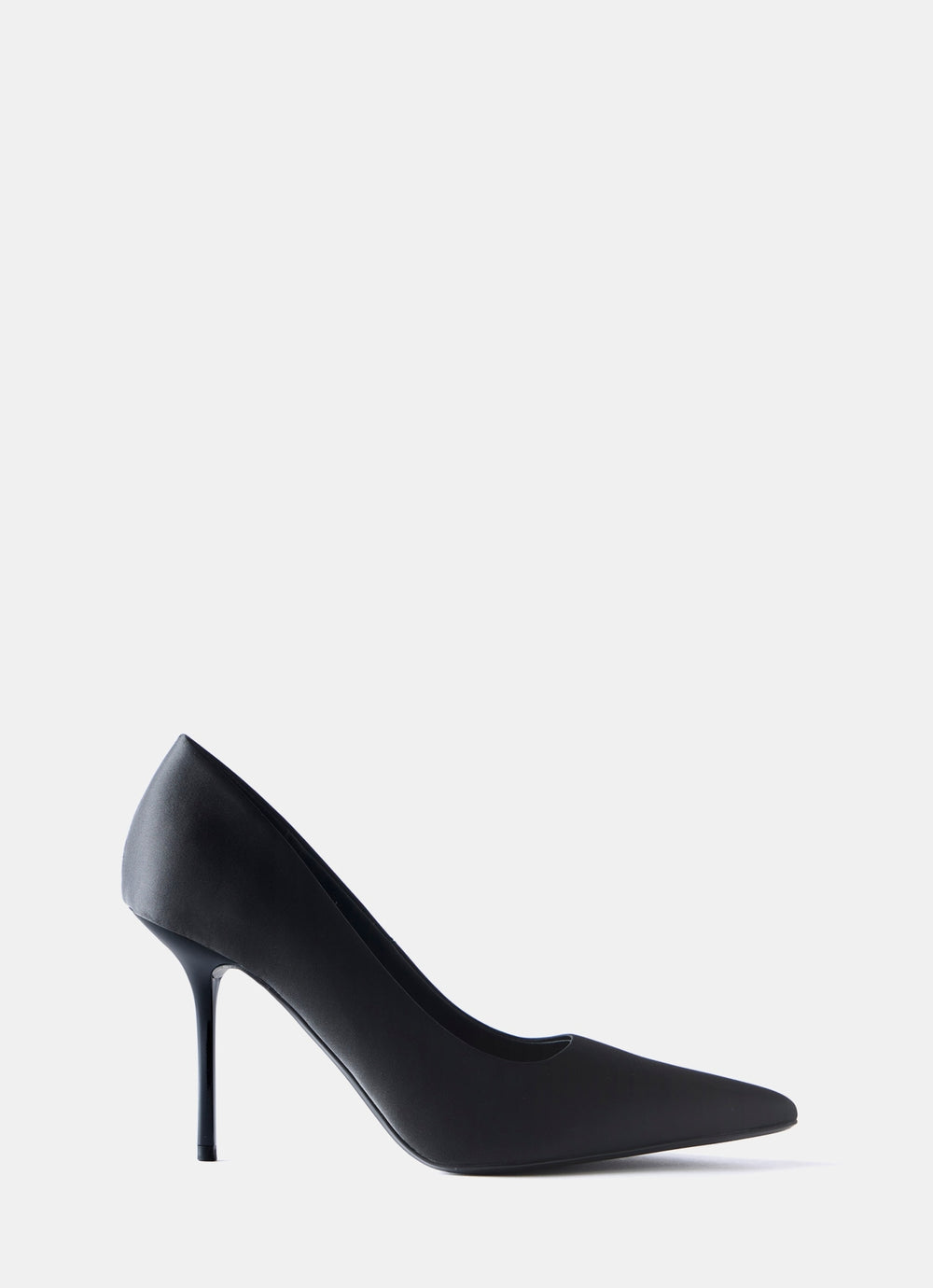 Pippa Black High Heel Court Shoes