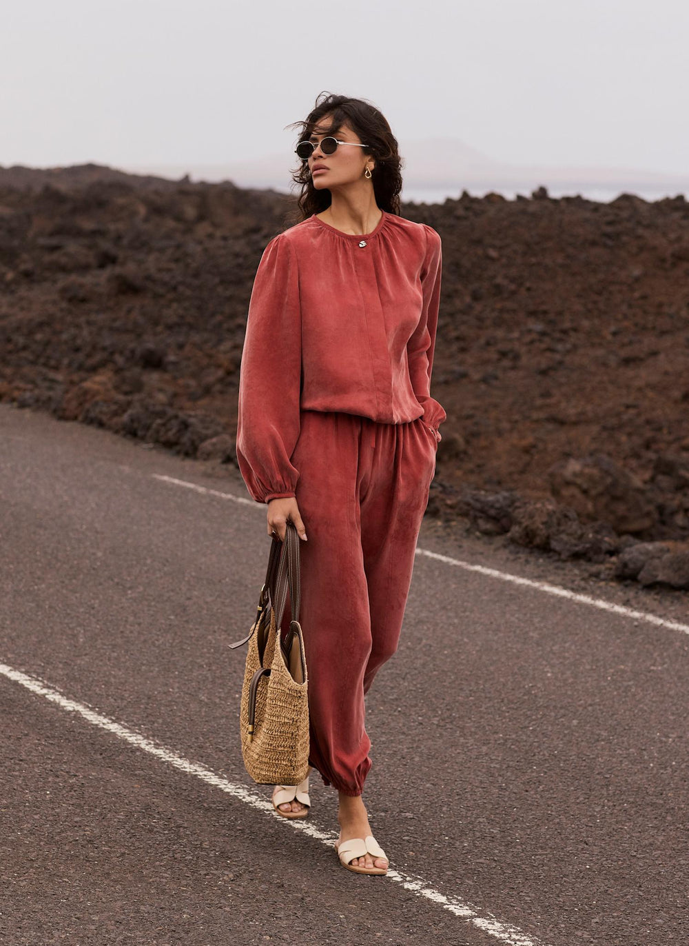 Rust Red Balloon Trousers