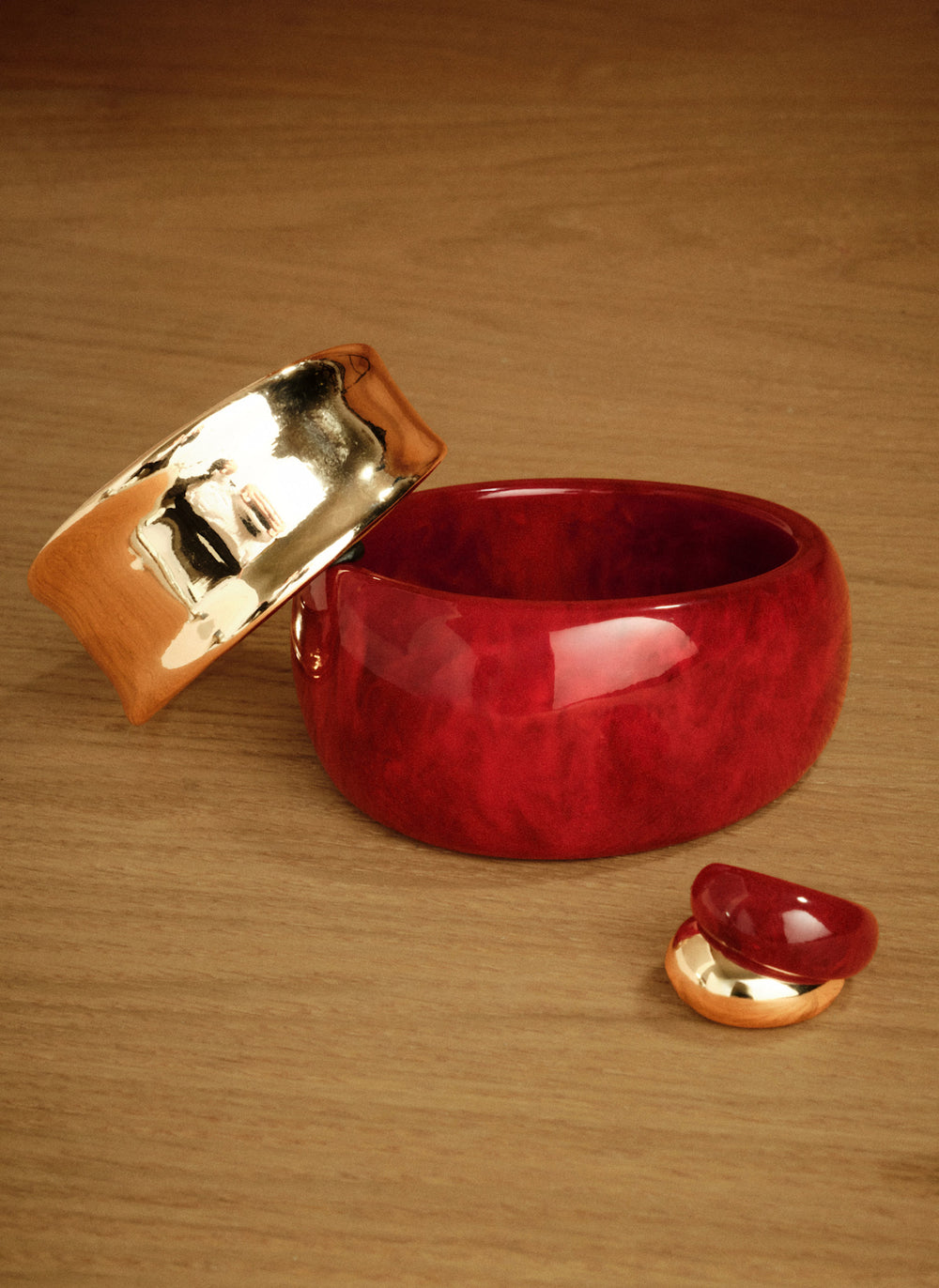 Red Resin Bangle