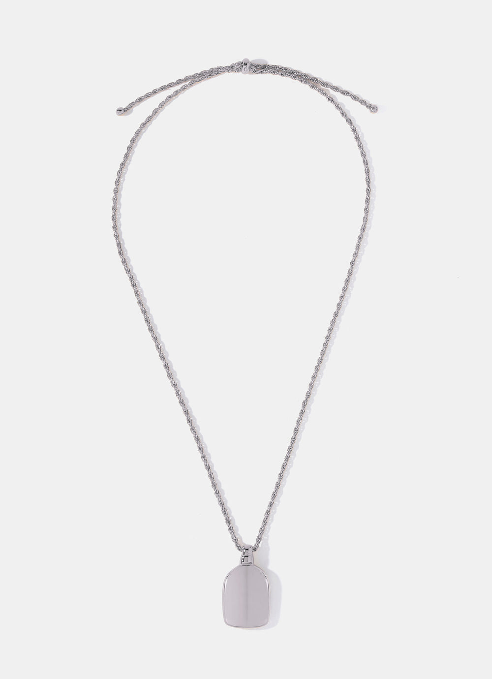 Silver Tone Pendant Necklace