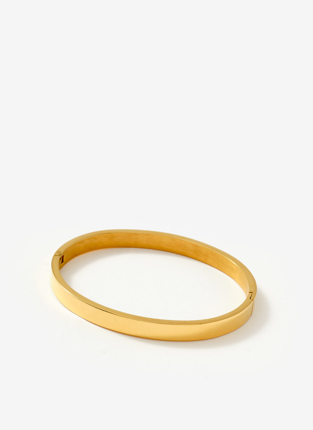 Gold Stainless Steel Slim Bangle