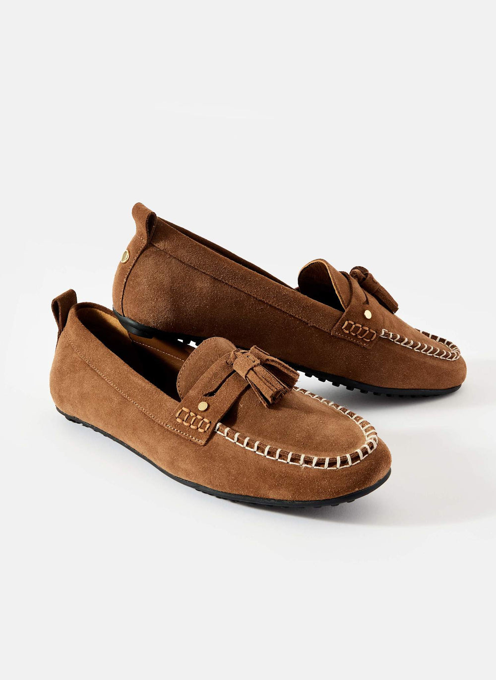 Syd Brown Suede Deck Shoes