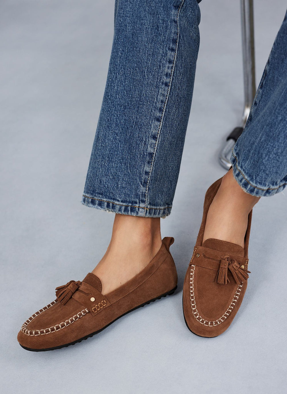 Syd Brown Suede Deck Shoes