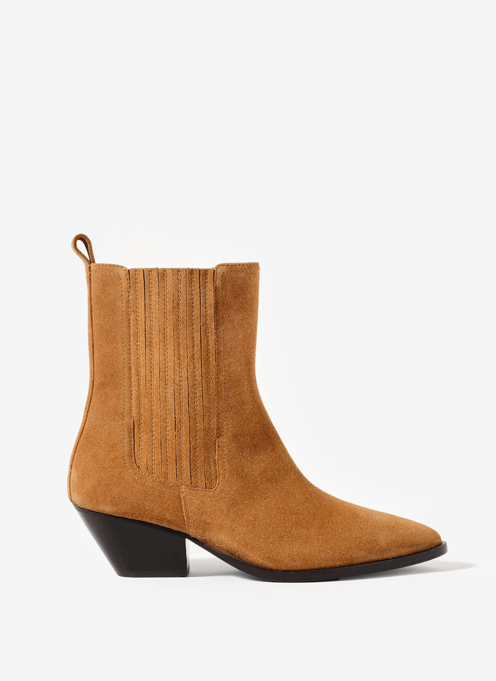 Tate Tan Suede Ankle Boots