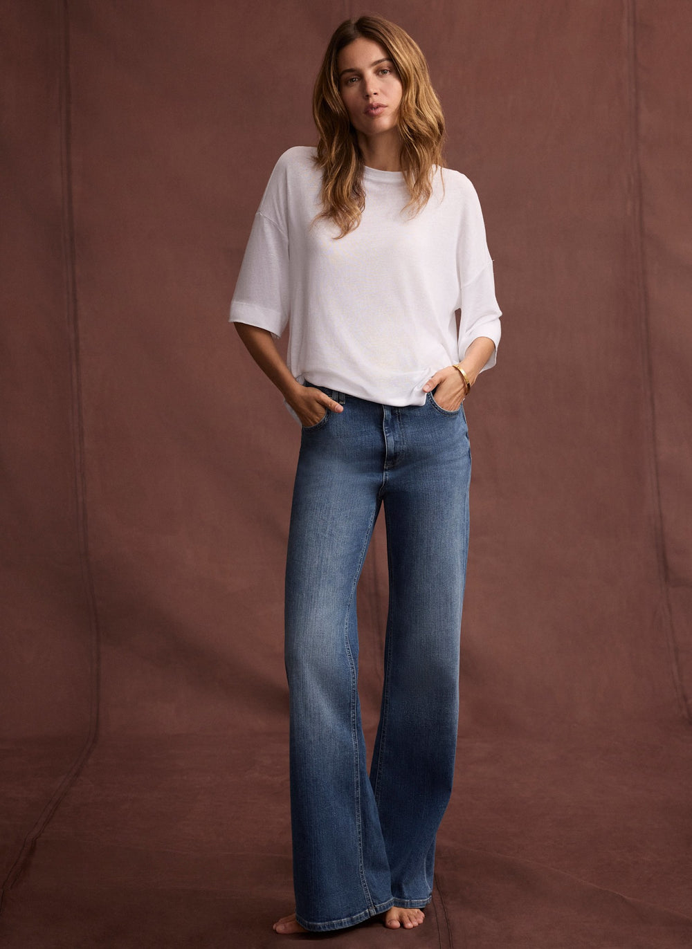Indigo Ultimate Flared Jeans
