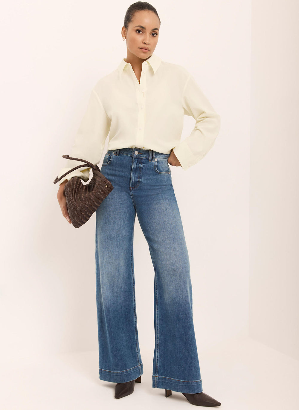 Indigo Ultimate Wide Leg Jeans