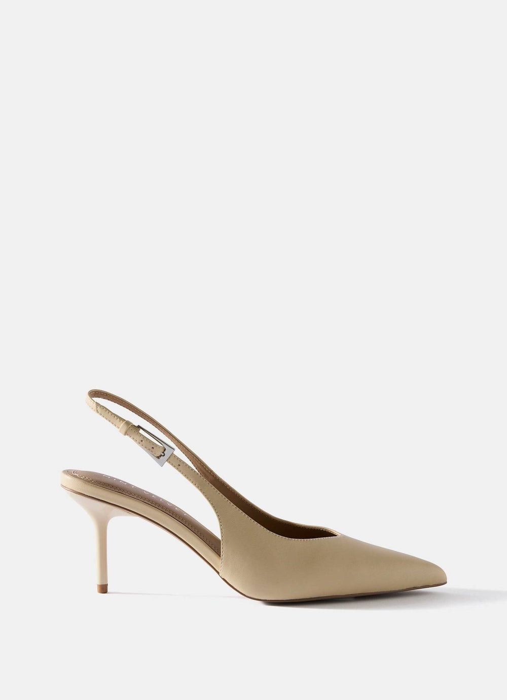 Tori Yellow Leather Heels