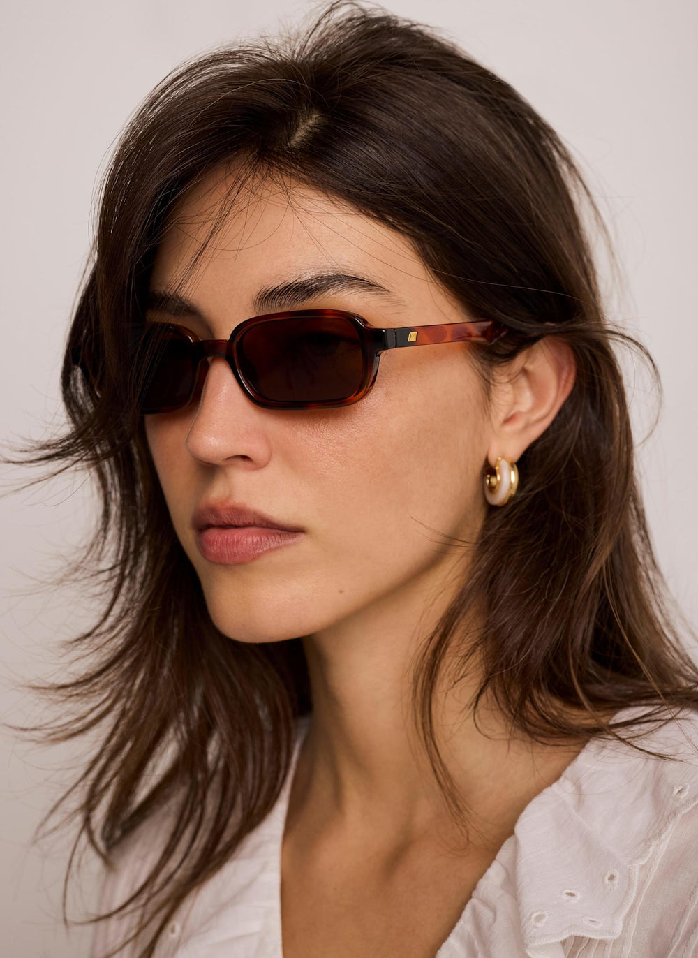 Le Specs Pilferer Brown Tortoiseshell Sunglasses