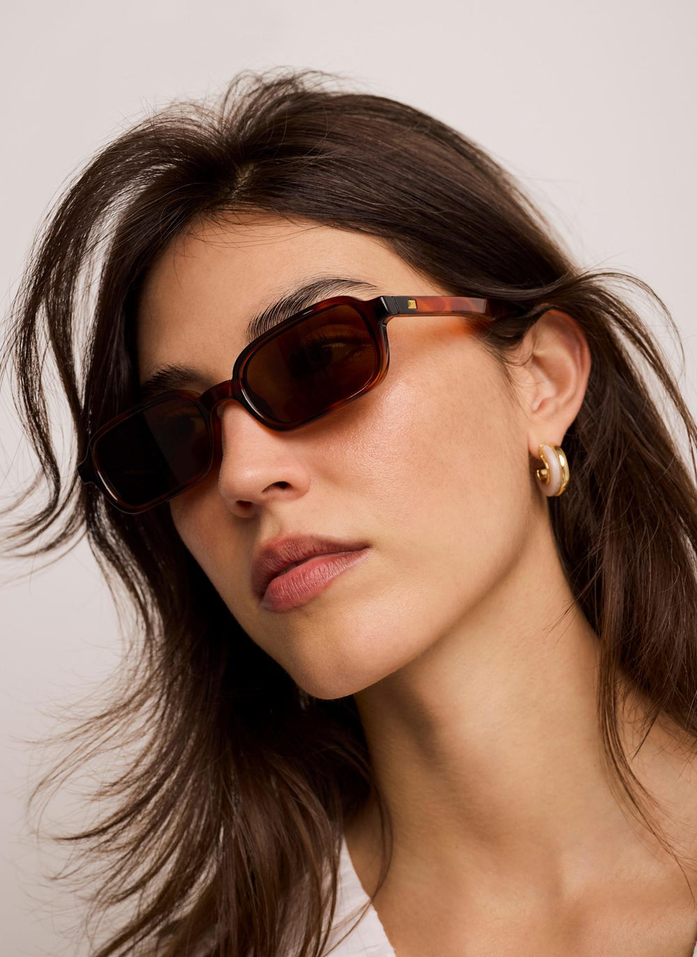 Le Specs Pilferer Brown Tortoiseshell Sunglasses