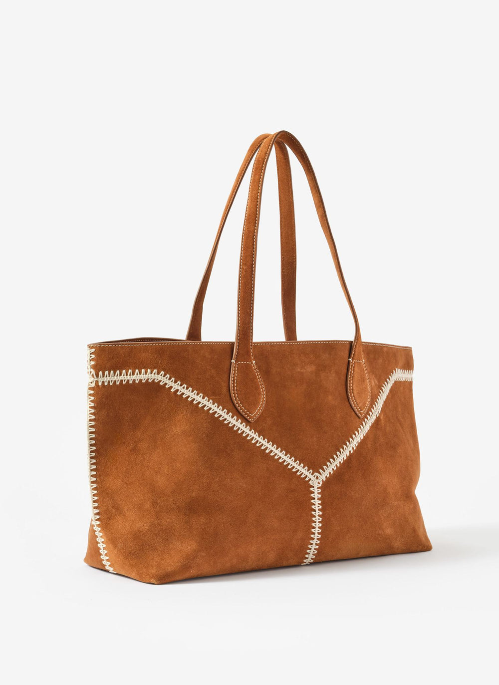 Tula Tan Suede Tote Bag