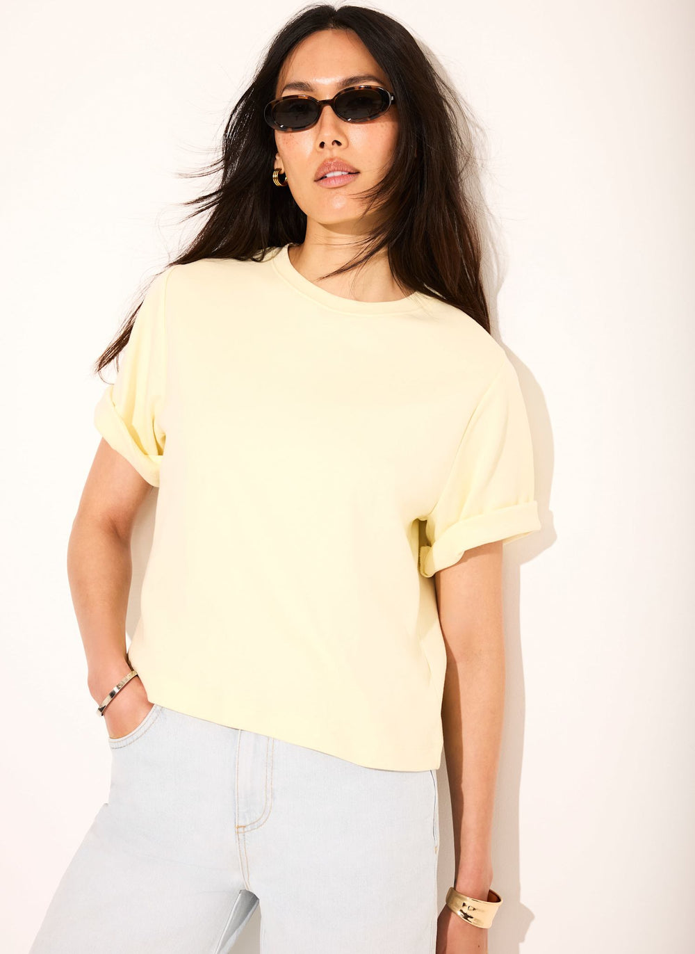 Pale Yellow Cotton Ultimate T-Shirt