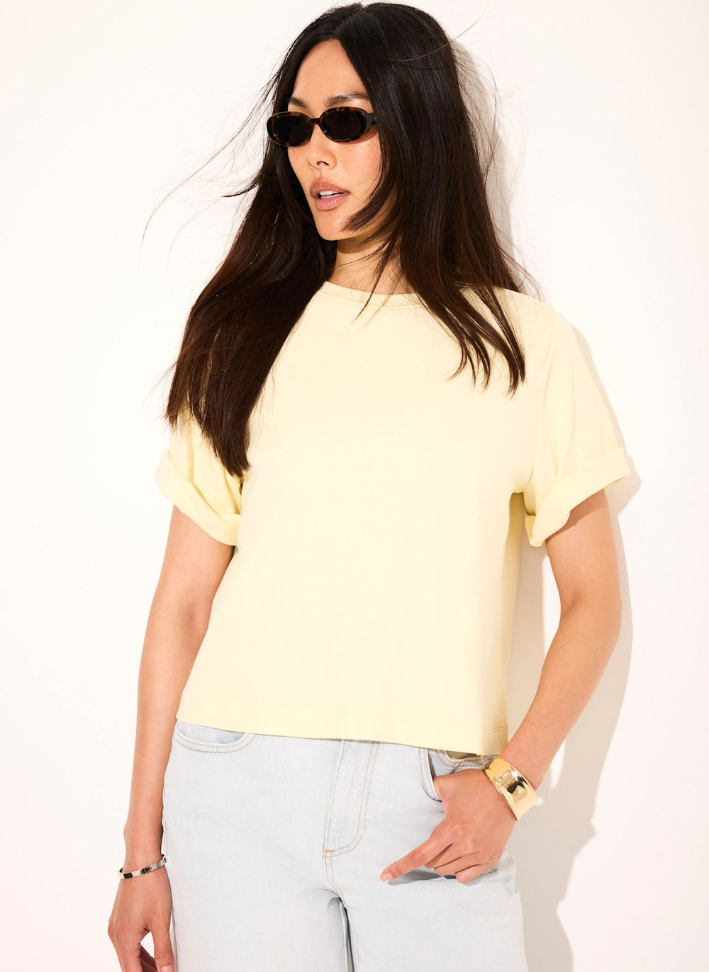 Pale Yellow Cotton Ultimate T-Shirt