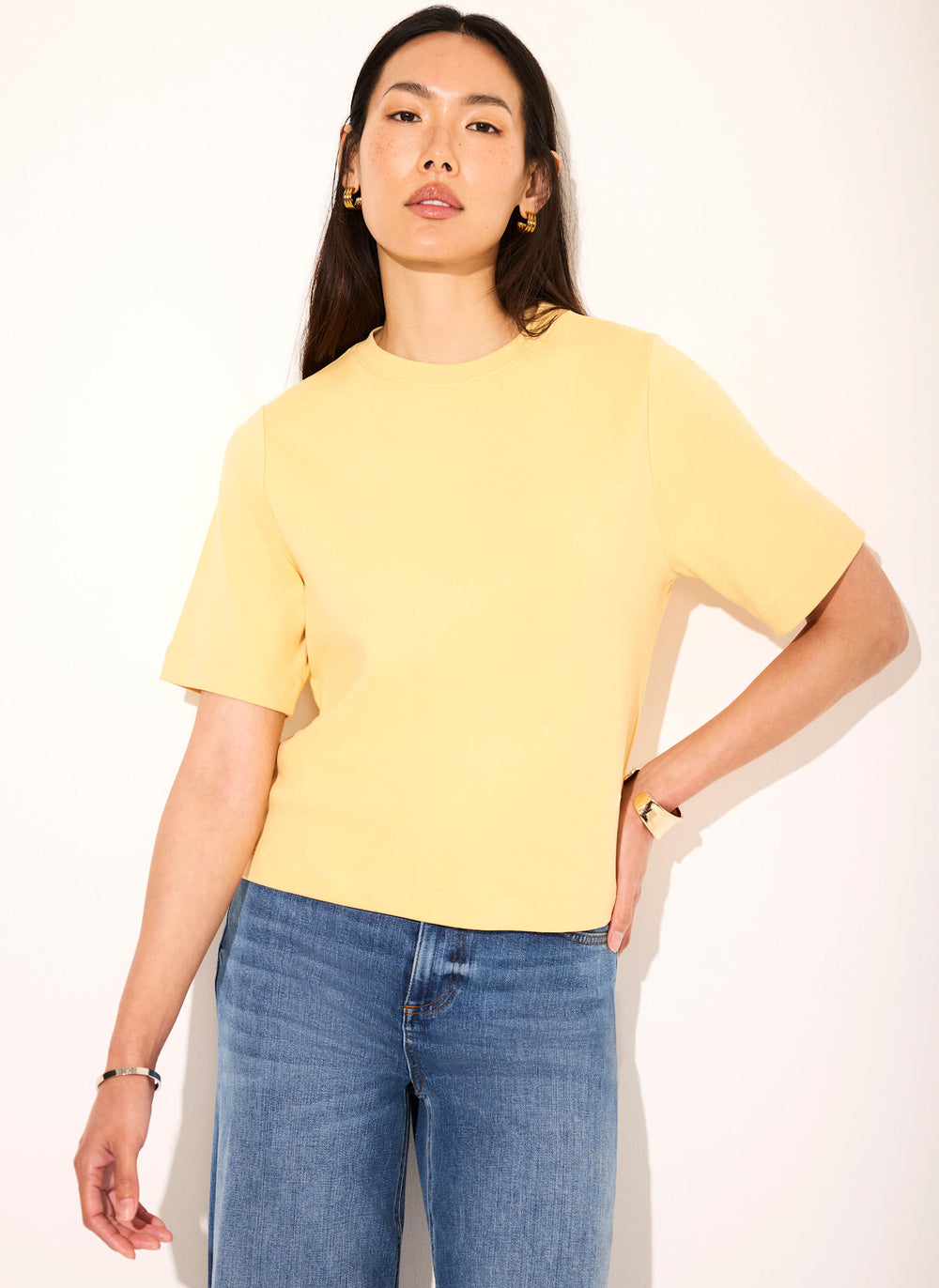 Yellow Cotton Ultimate T-Shirt