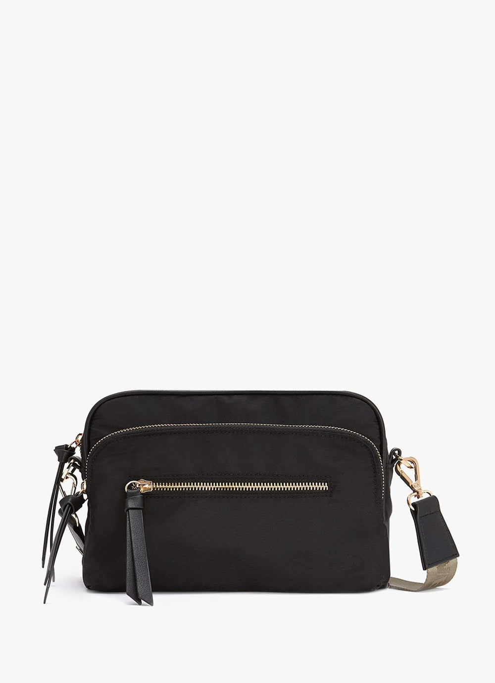 Black Nylon Crossbody Bag BAGS Mint Velvet