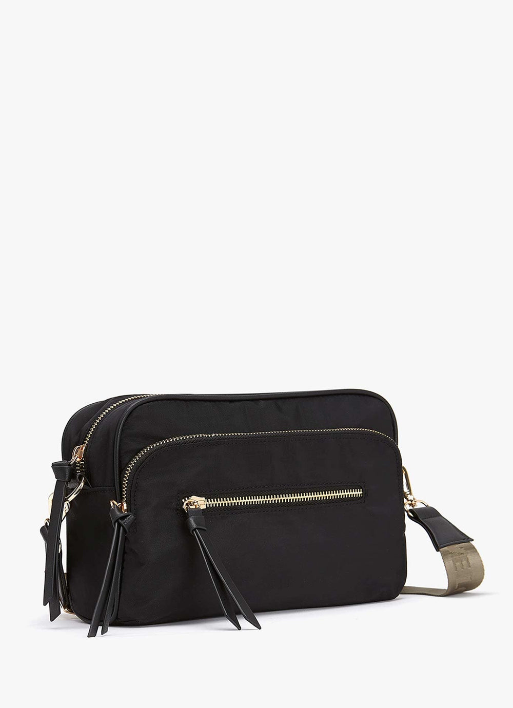 Black Nylon Crossbody Bag BAGS Mint Velvet