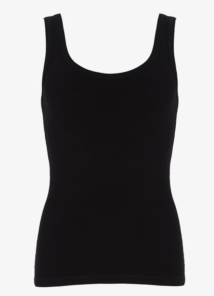 Meladyan Women's Basic Solid O Neck Rib-Knit Crop Vest Sleeveless Racerback  Cropped Sports Tank Tops (Small, Dark Gray)