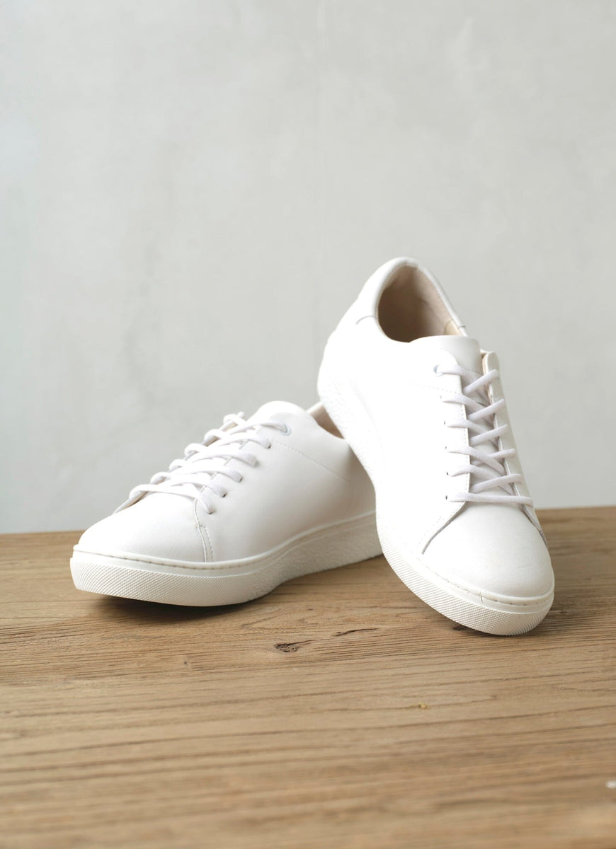 White Leather Trainers â Mint Velvet