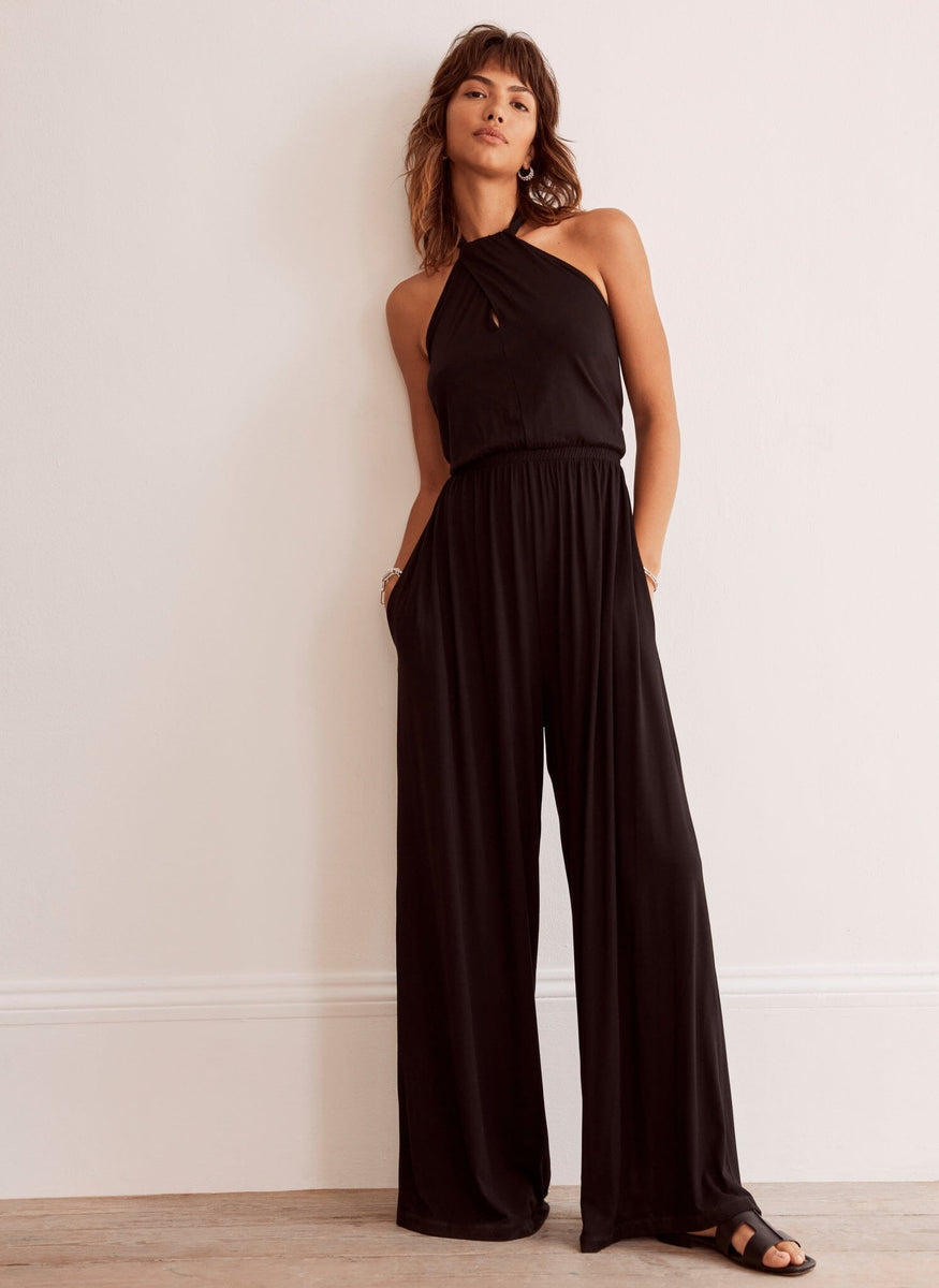 Halter Neck Jumpsuit Mint Velvet