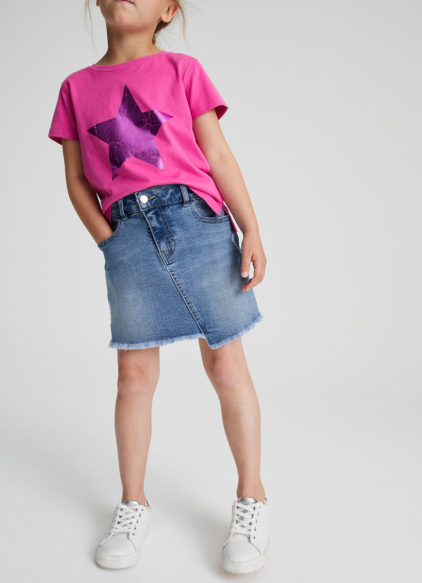 Denim mini 2024 skirt toddler