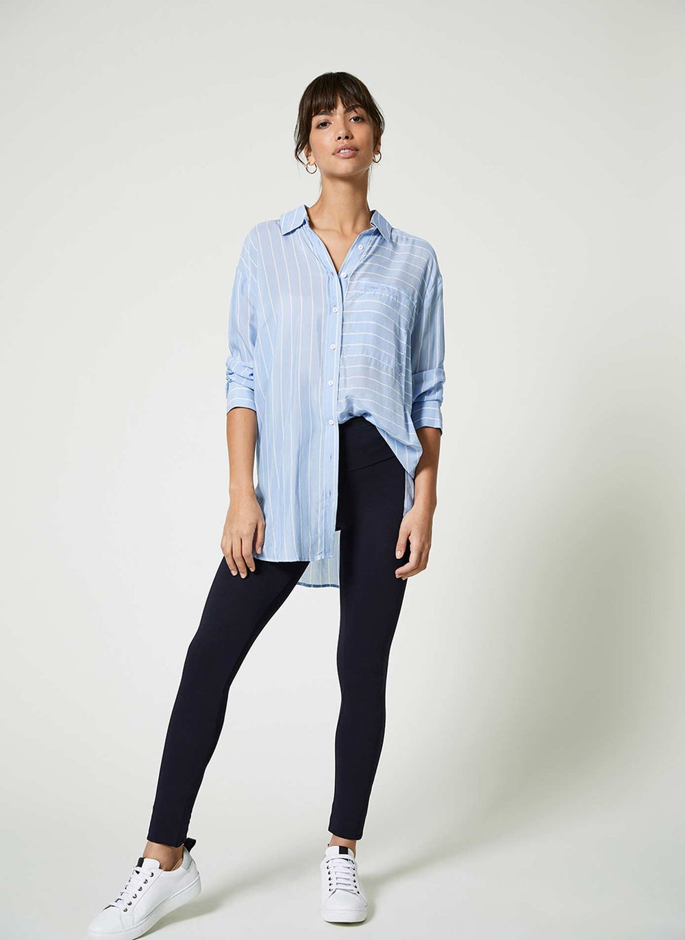 Navy Straight Leggings LEGGINGS Mint Velvet