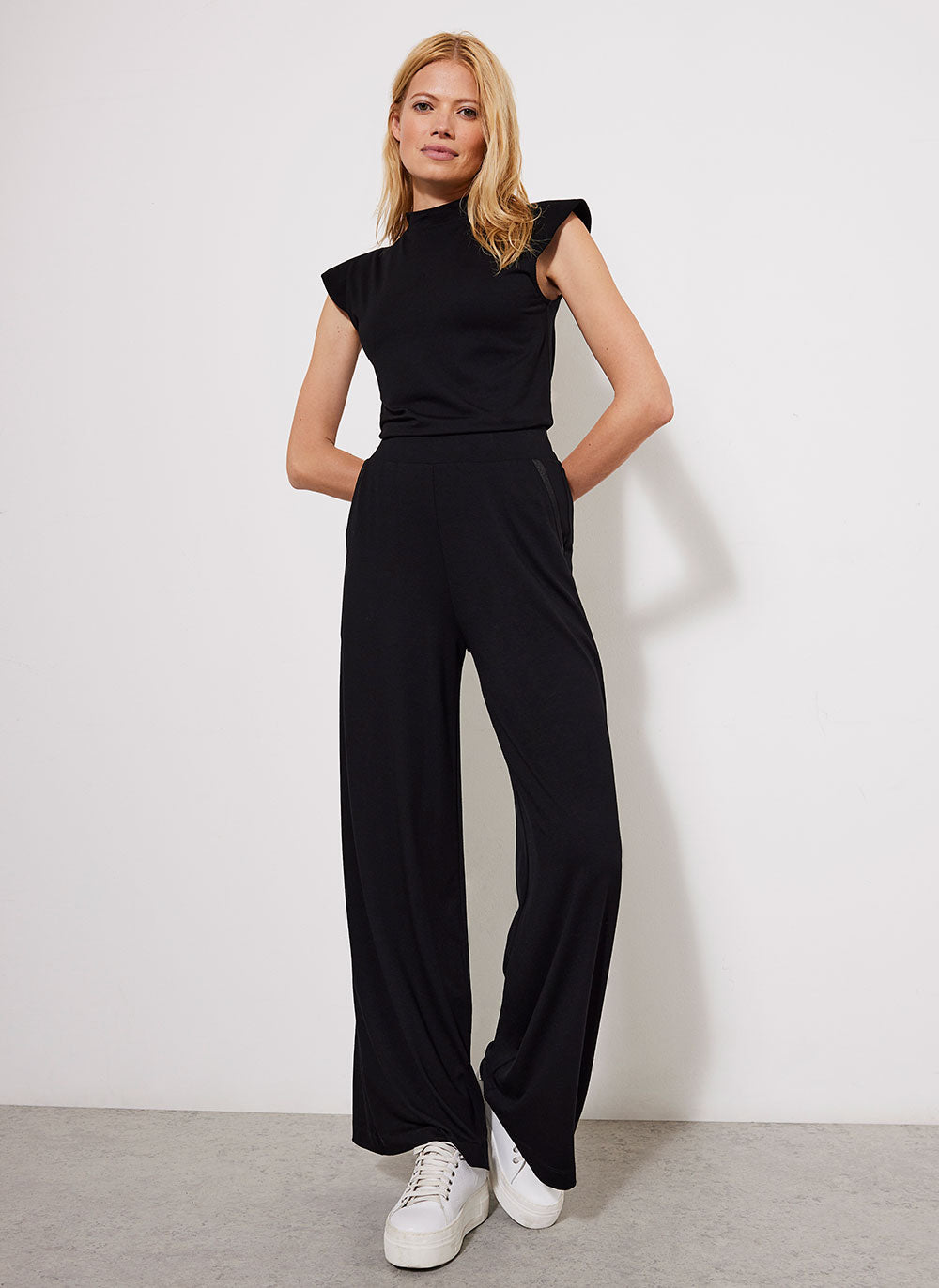Palazzo Wide Leg Trousers TROUSERS Mint Velvet