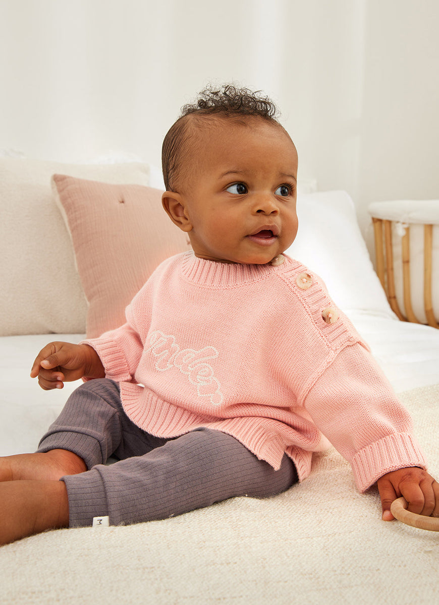 Baby girl deals slogan jumper