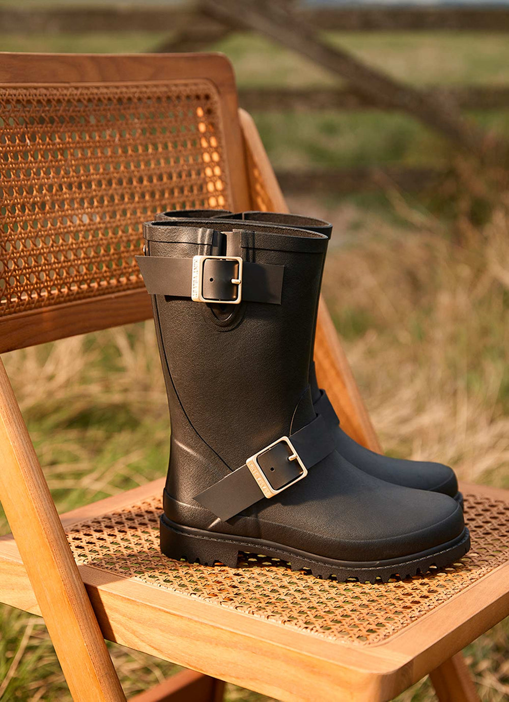 Wynter Black Short Wellies WELLIES Mint Velvet