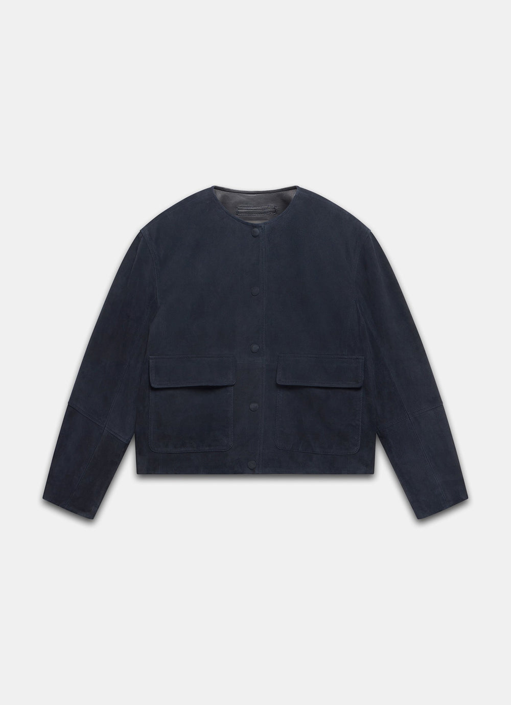 Navy Suede Jacket