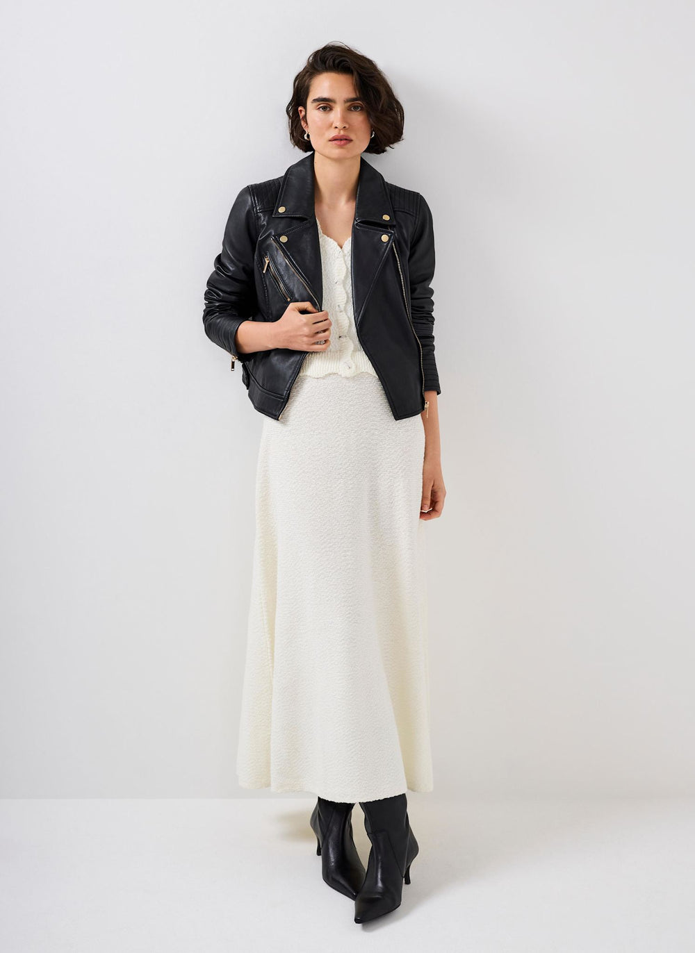 Black Leather Biker Jacket