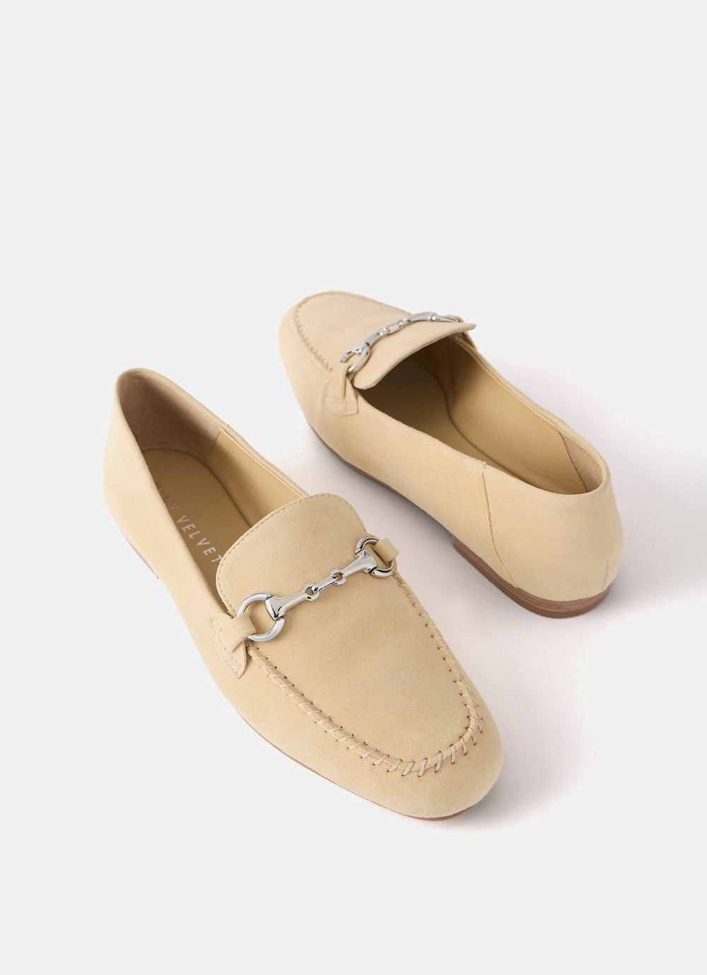 Claire Butter Yellow Suede Loafers