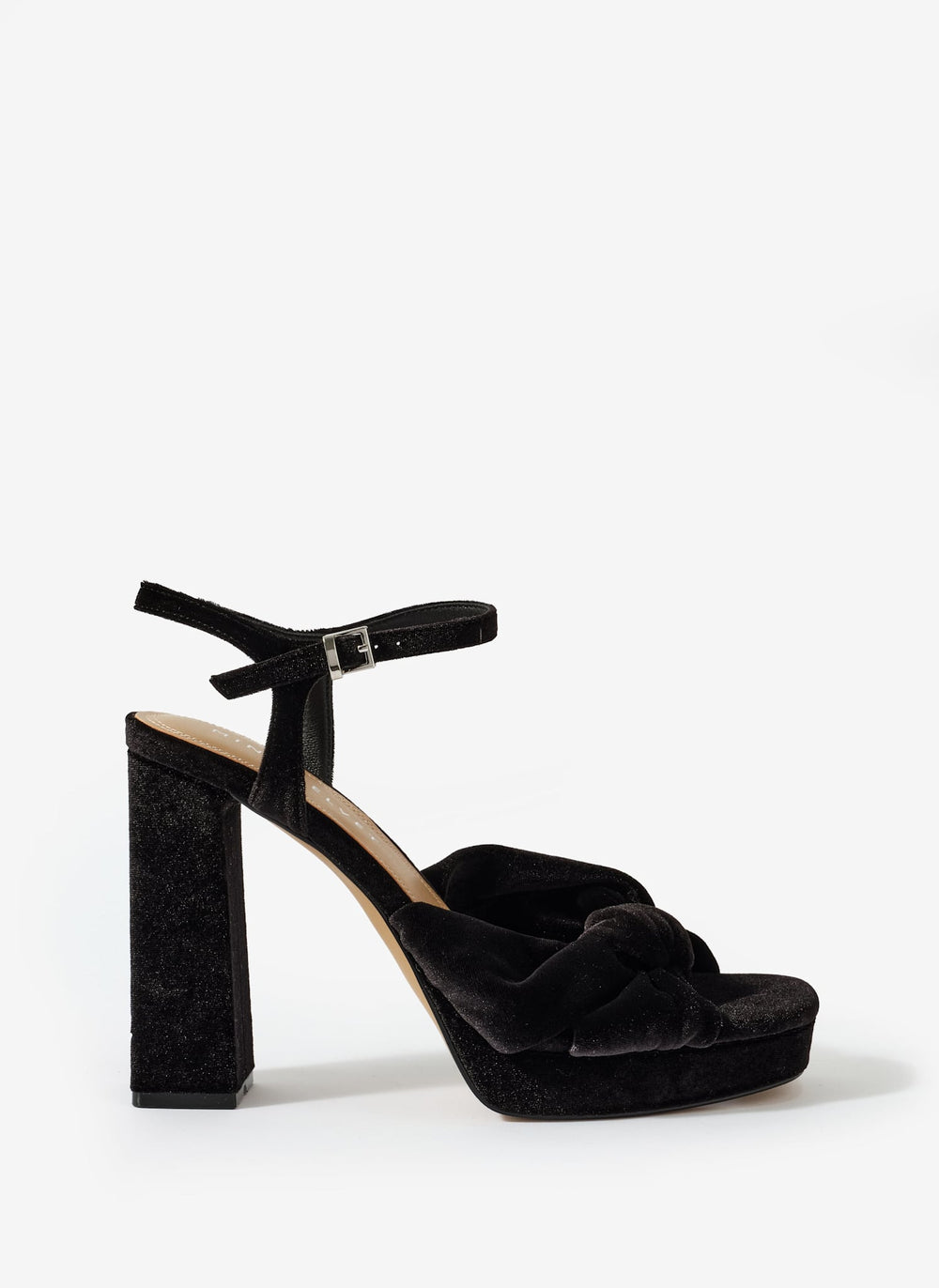 Amy Black Velvet Platform High Heels – Mint Velvet