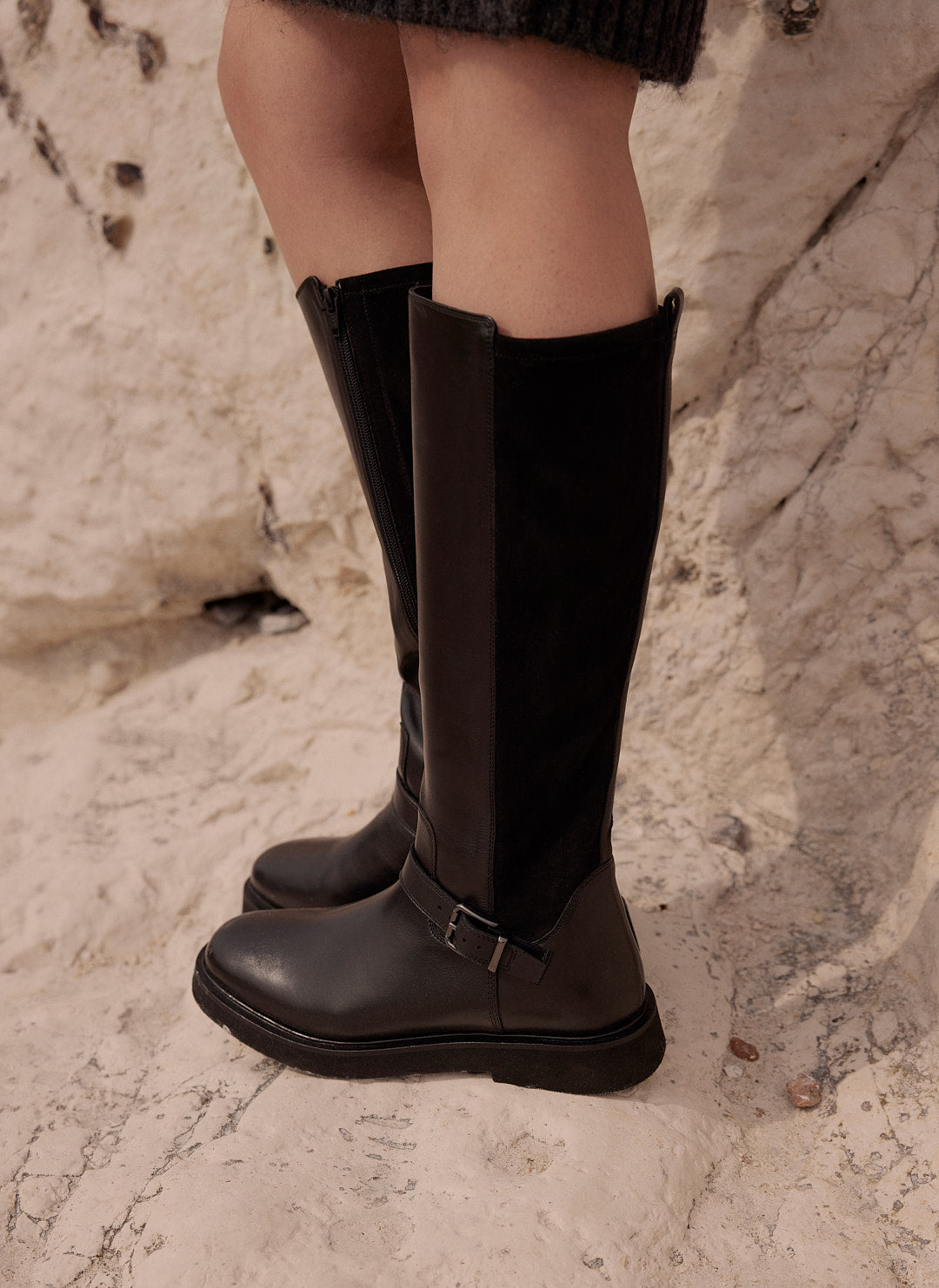 HIANDハイアンドChelsea Knee-High Boots25cm Bennidy Knee High Boot