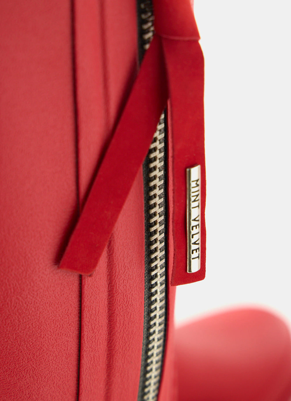 Red Matte Knee-High Wellies