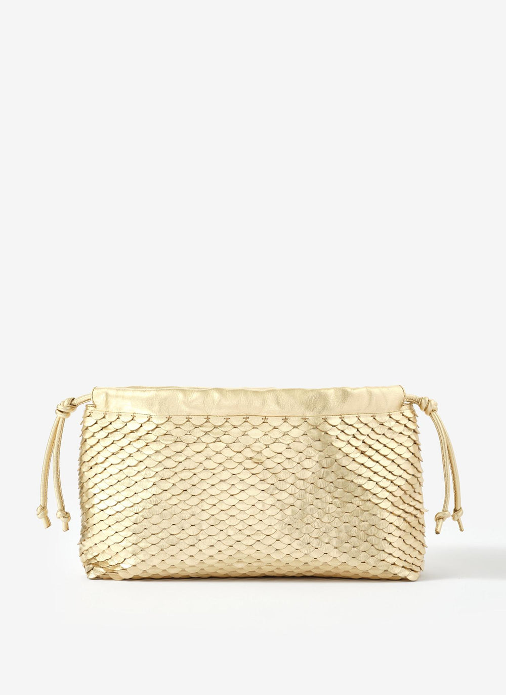 Astra Gold Textured Clutch Bag