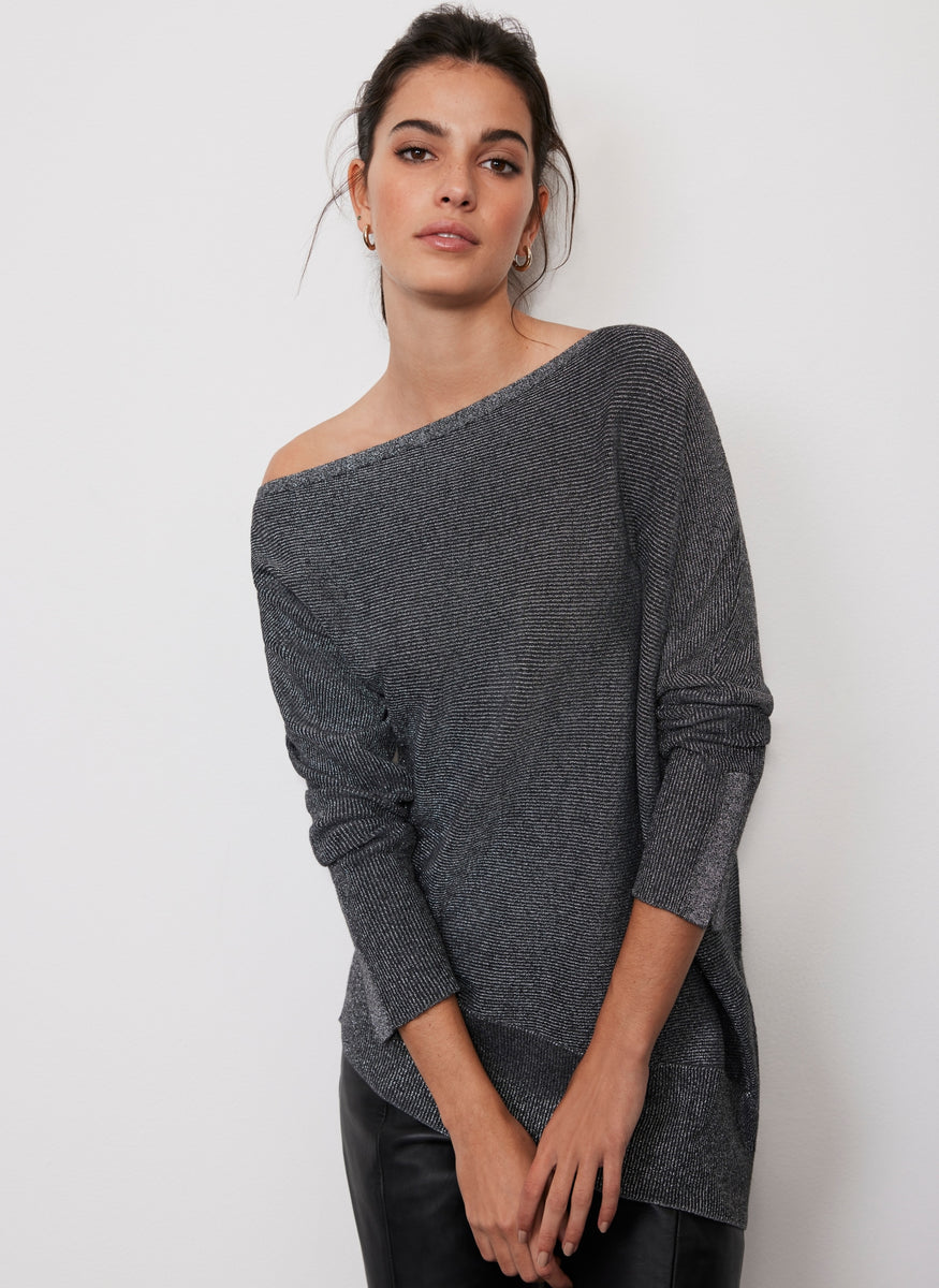 Dark Grey Batwing Jumper – Mint Velvet