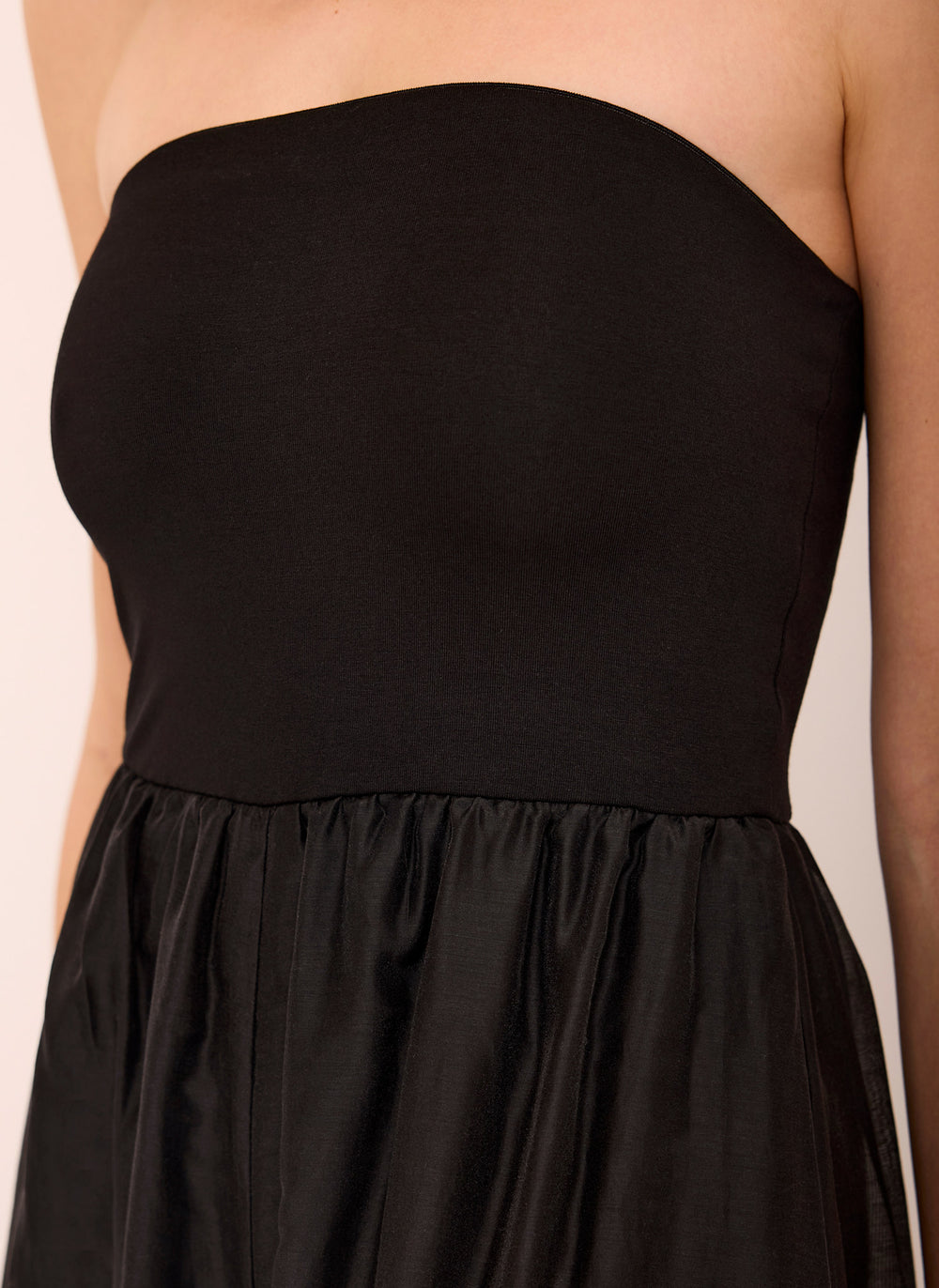 Black Bandeau Balloon Jumpsuit