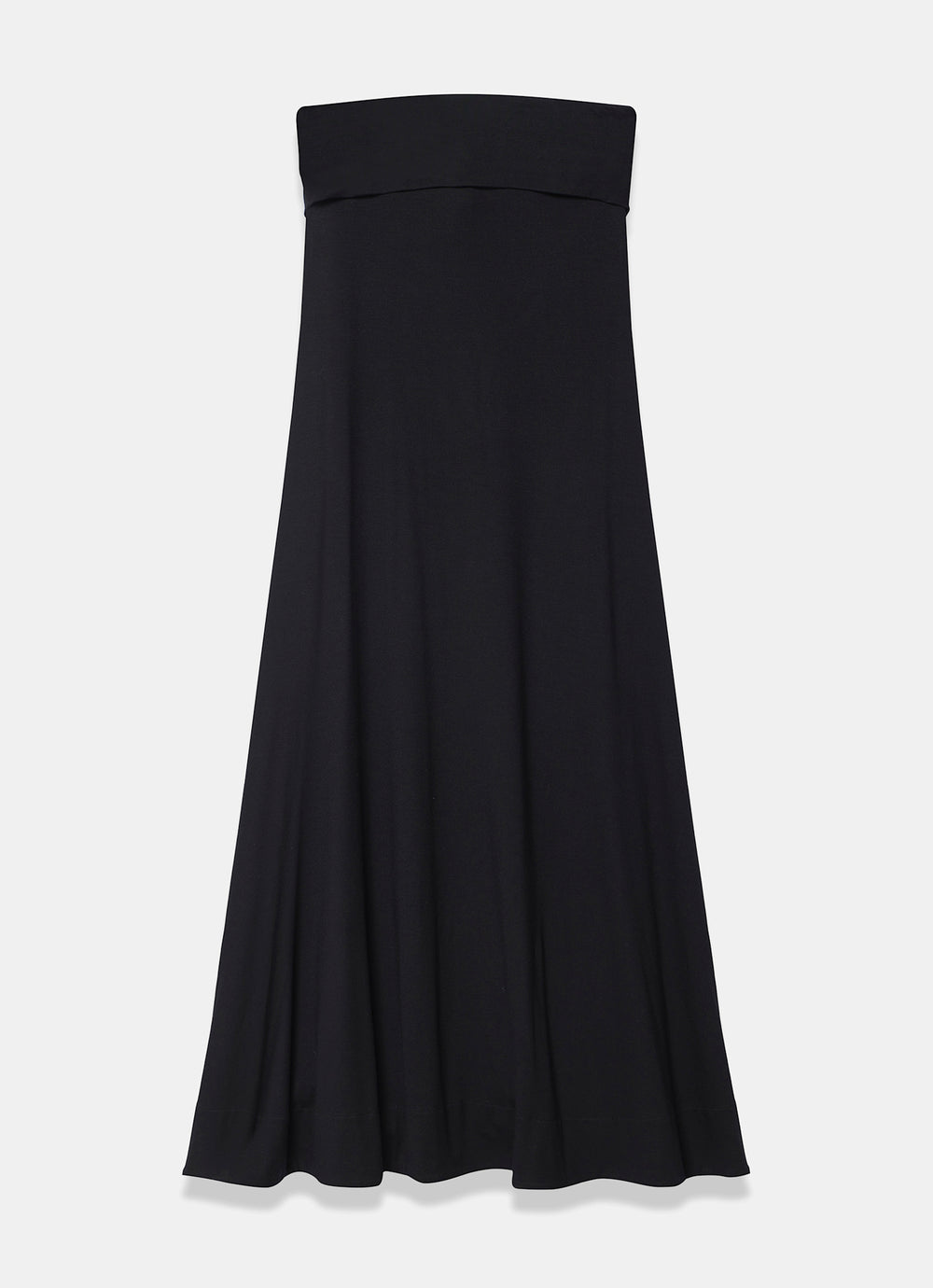 Mint Velvet Black Jersey Bandeau Maxi Dress | Size S | Black