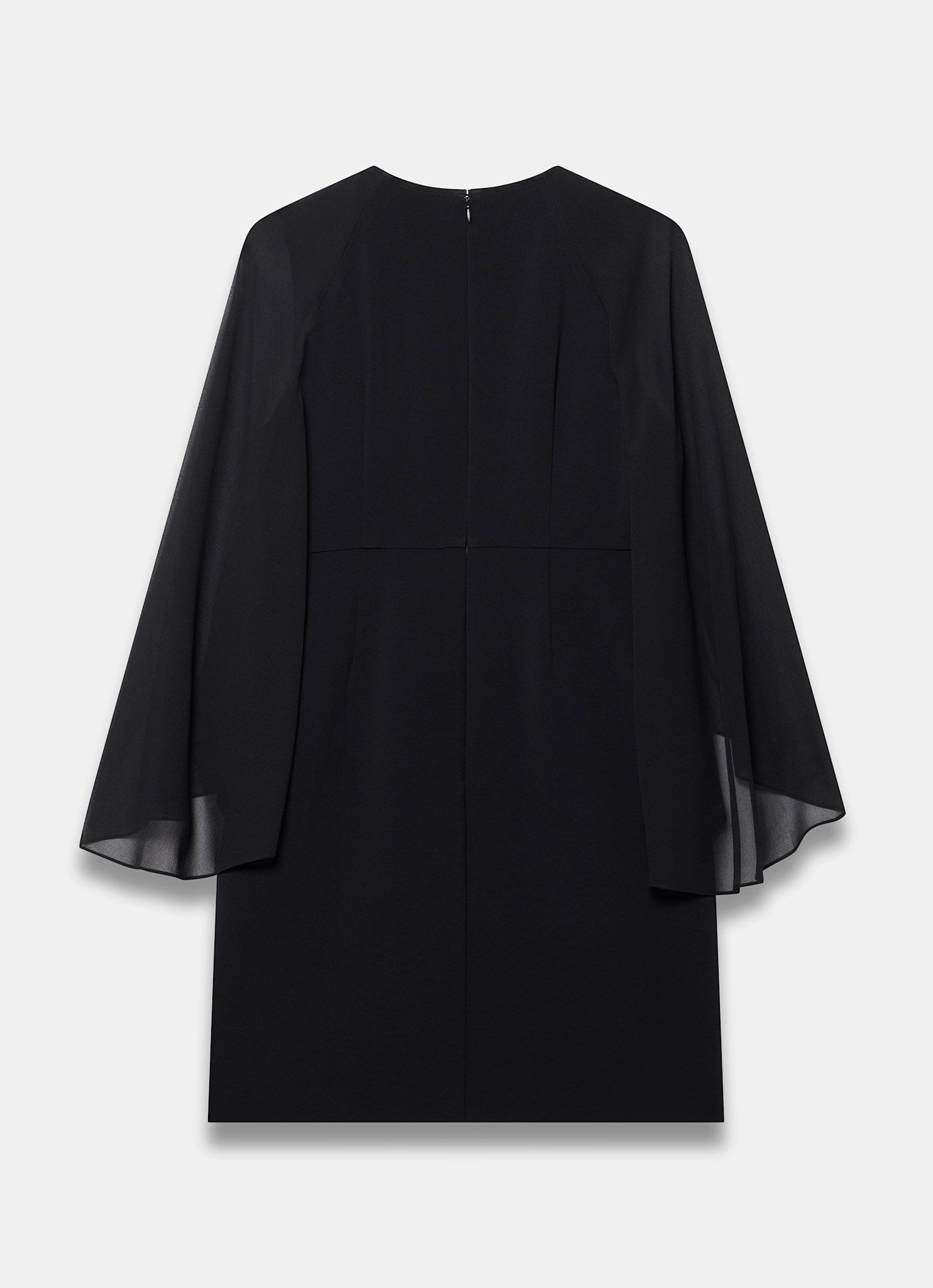 Black Cape Sleeve Mini Dress – Mint Velvet